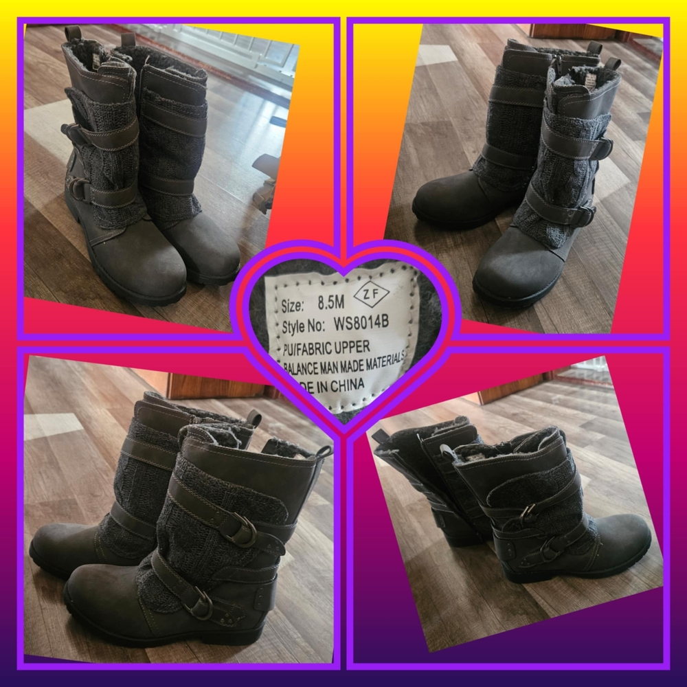 Peyton Sweater Knit mid calf boots